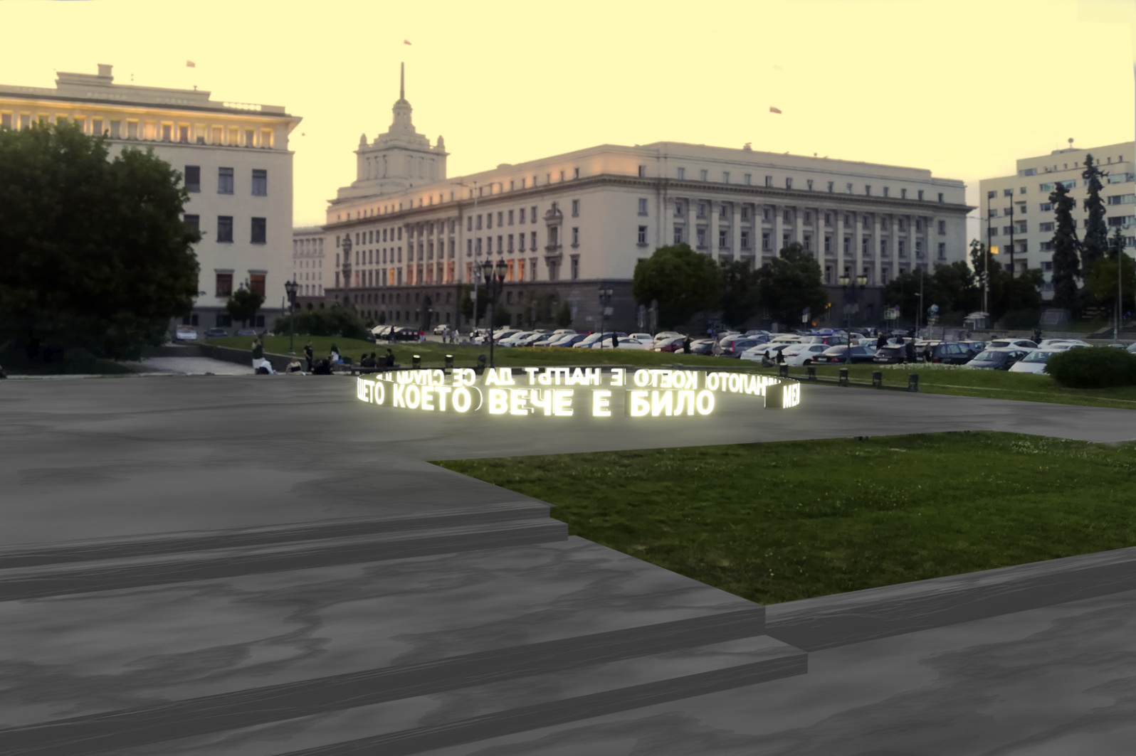 3D визуализация, синхронизирана с фото обектива